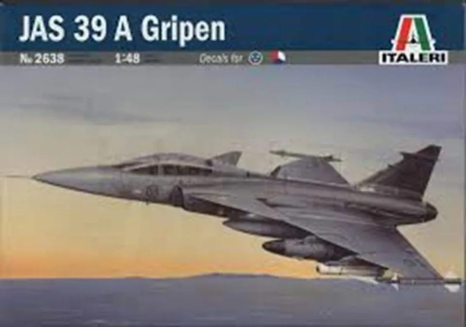 italeri-i2638-maquette-aviation-jas-39a-gripen-chelle-1-48 image 1