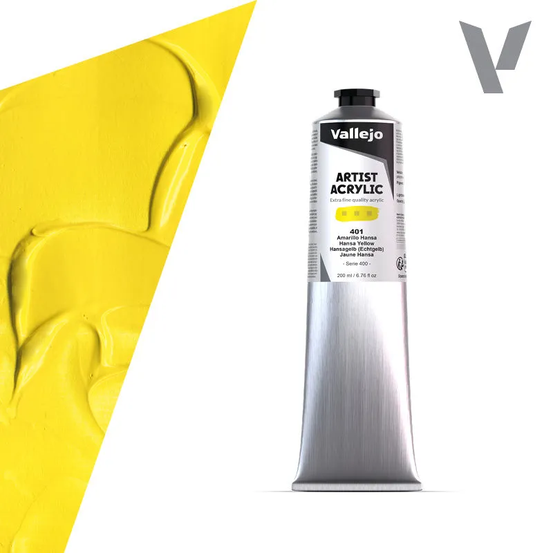 vallejo-belle-arti-peinture-acrylique-jaune-hansa-200-ml image 1