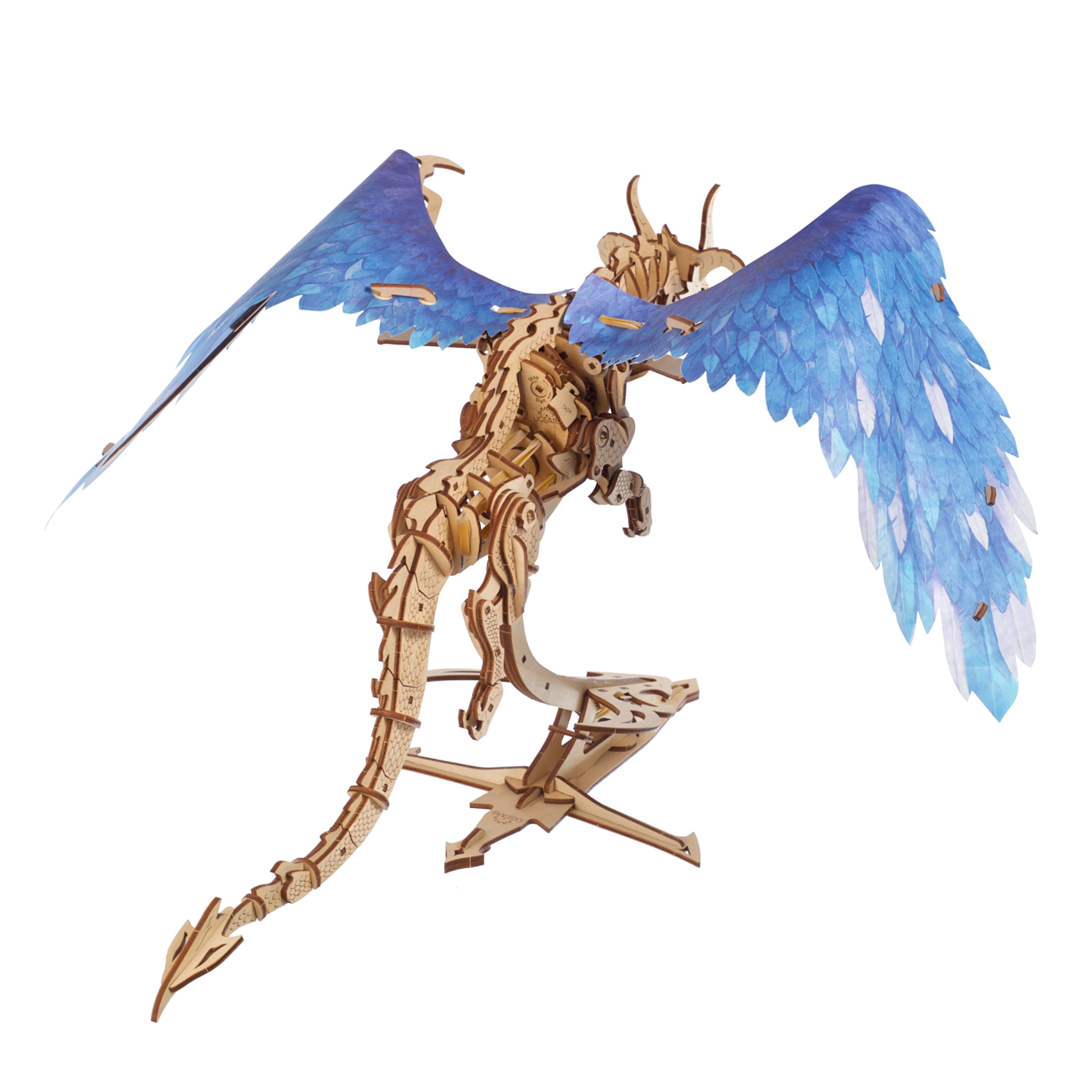 ugears-windstorm-dragon-automate-m-canique-en-bois-3d-construire image 3