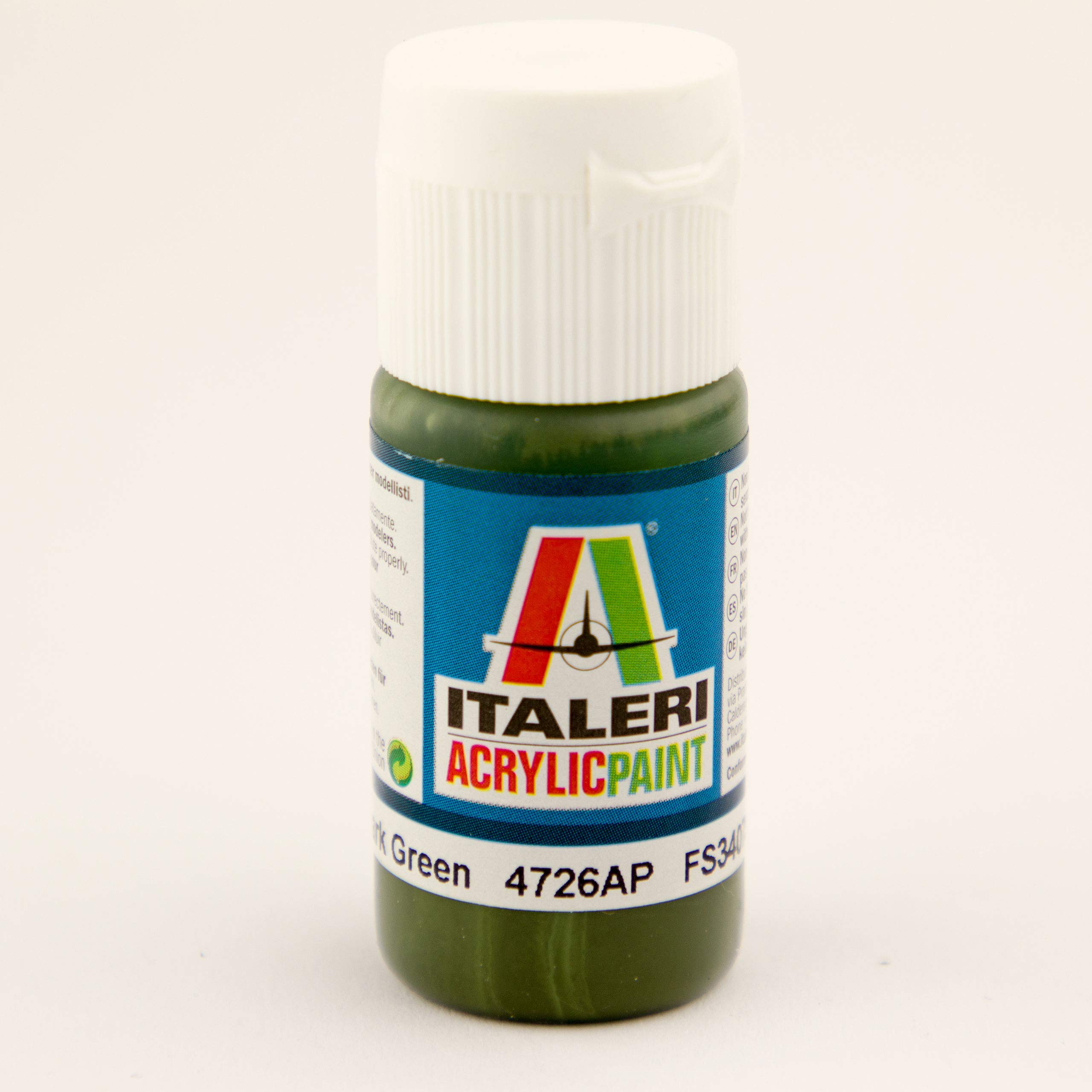 italeri-4726-peinture-acrylique-maquette-flat-dark-green-20-ml image 1