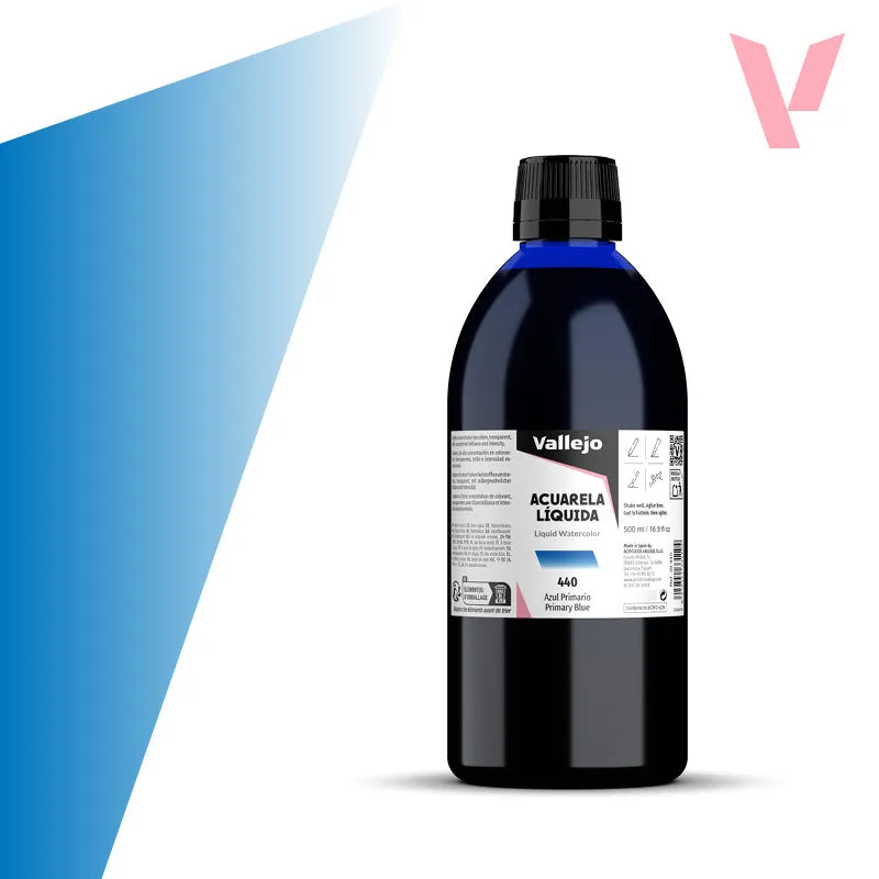 vallejo-aquarelle-liquide-bleu-primaire-500-ml-beaux-arts image 1