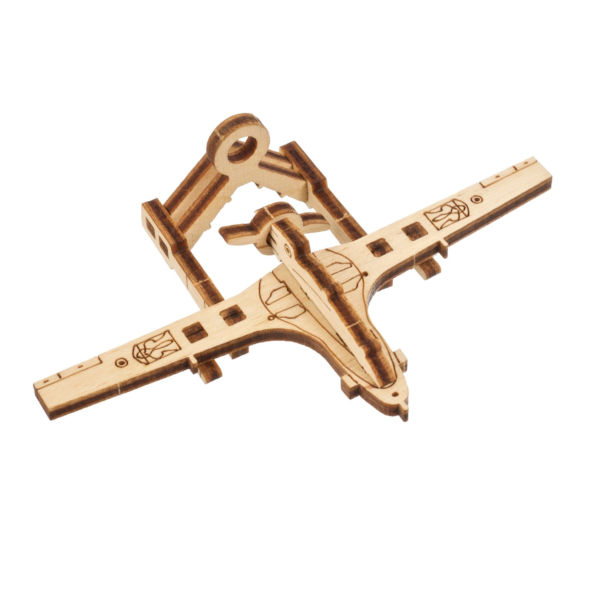 ugears-fidgets-invincibility-set-4-mini-maquettes-bois-militaires-ukraine image 6