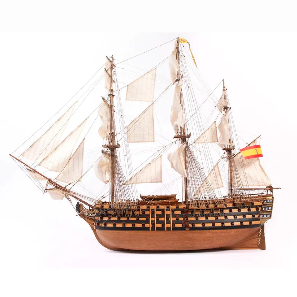 occre-sant-sima-trinidad-maquette-bateau-bois-1er-rang-130-canons image 1