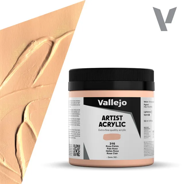 vallejo-peinture-acrylique-rose-p-le-500-ml-beaux-arts image 1