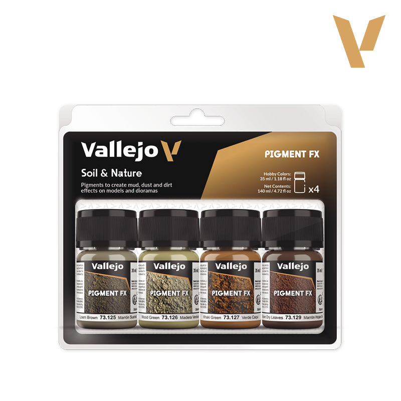 vallejo-pigment-fx-set-4-pigments-boue-salissure-et-poussi-re-4-x-35-ml image 1