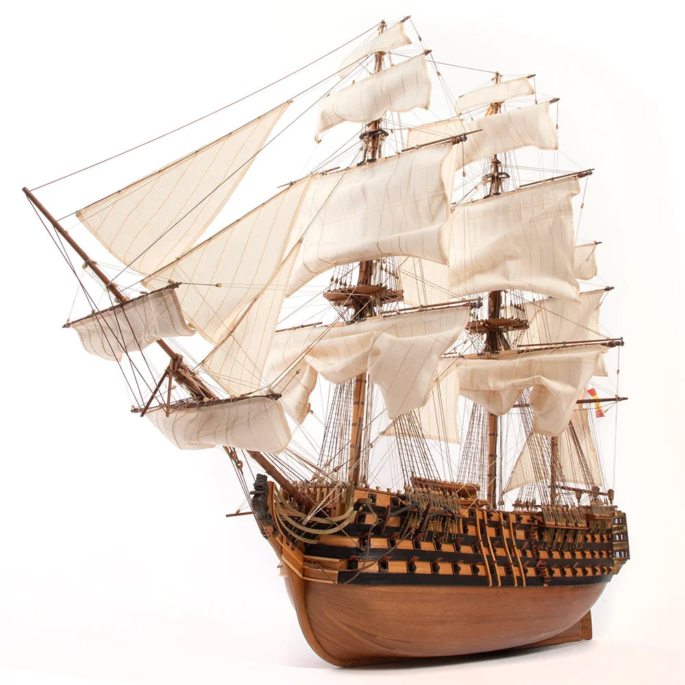 occre-sant-sima-trinidad-maquette-bateau-bois-1er-rang-130-canons image 2