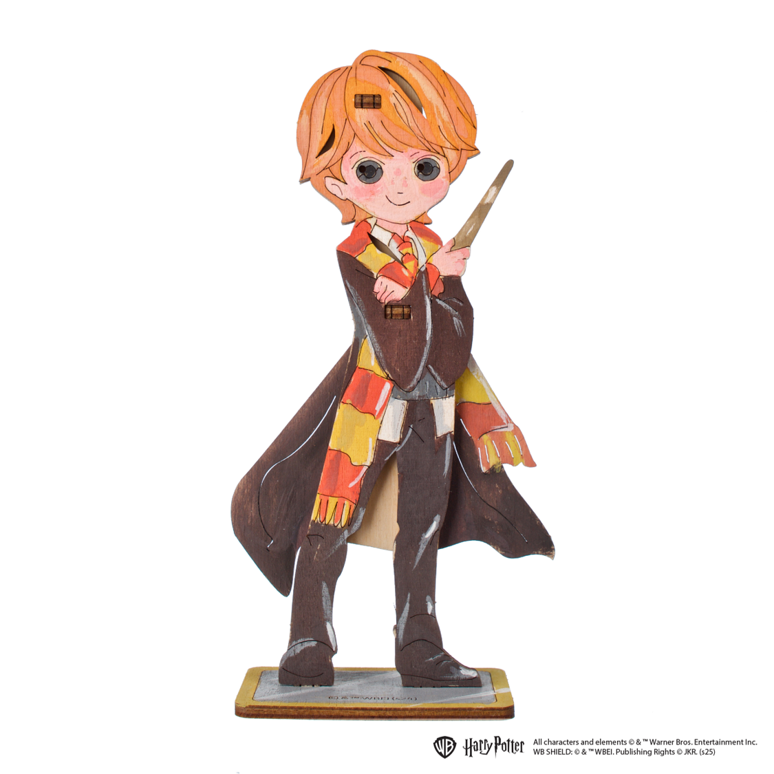 ugears-ronald-weasley-maquette-bois-3d-colorier-harry-potter image 2