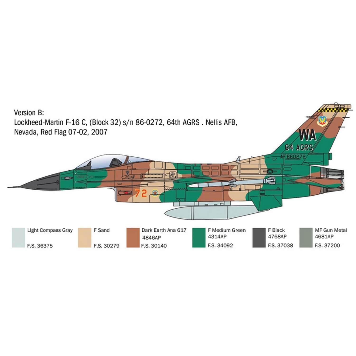 italeri-2825-f-16c-fighting-falcon-1-48-maquette-avion-plastique image 3