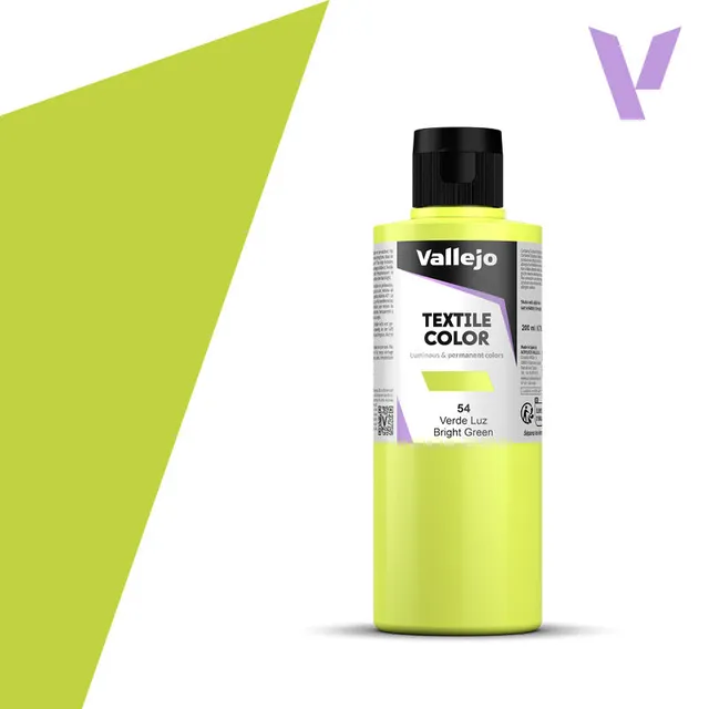 vallejo-couleur-textile-vert-clair-200-ml-peinture-tissu image 1
