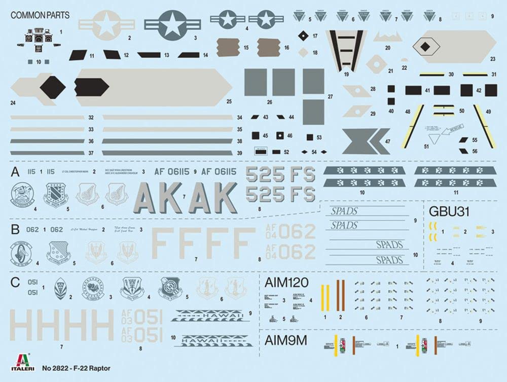 italeri-2822-f-22a-raptor-maquette-avion-1-48-monter image 3