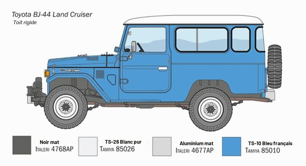 italeri-3630s-toyota-bj-44-land-cruiser-hard-top-maquette-voiture-1-24 image 4