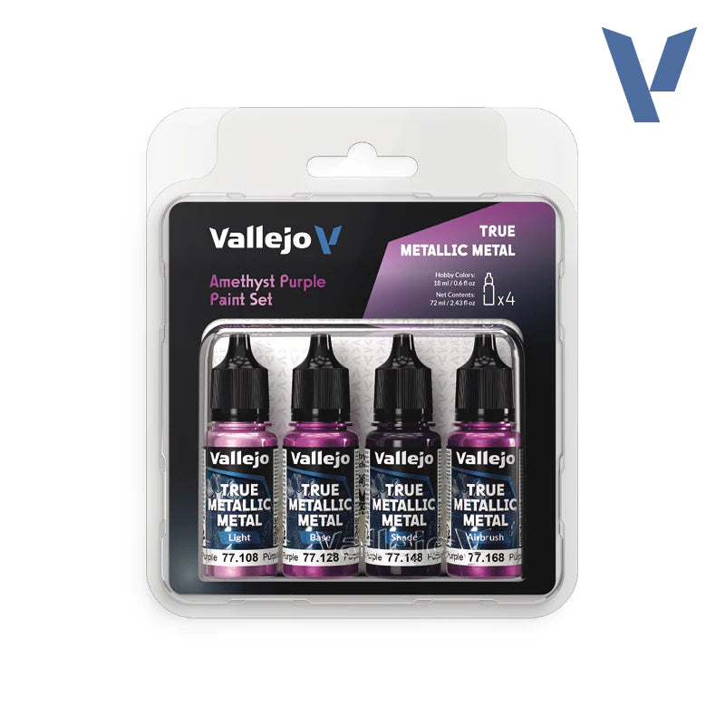 vallejo-tmm-pack-4-sets-metallic-colors-pourpre-am-thyste-vert-ombre-bleu-saphir image 2