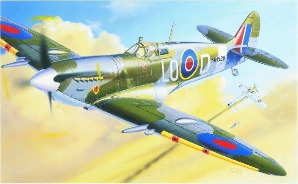 italeri-i094-supermarine-spitfire-mk-ix-maquette-avion-1-72-plastique-monter image 1