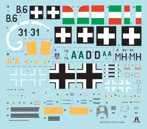 italeri-i2709-junkers-ju-87-d-5-stuka-maquette-avion-plastique image 8