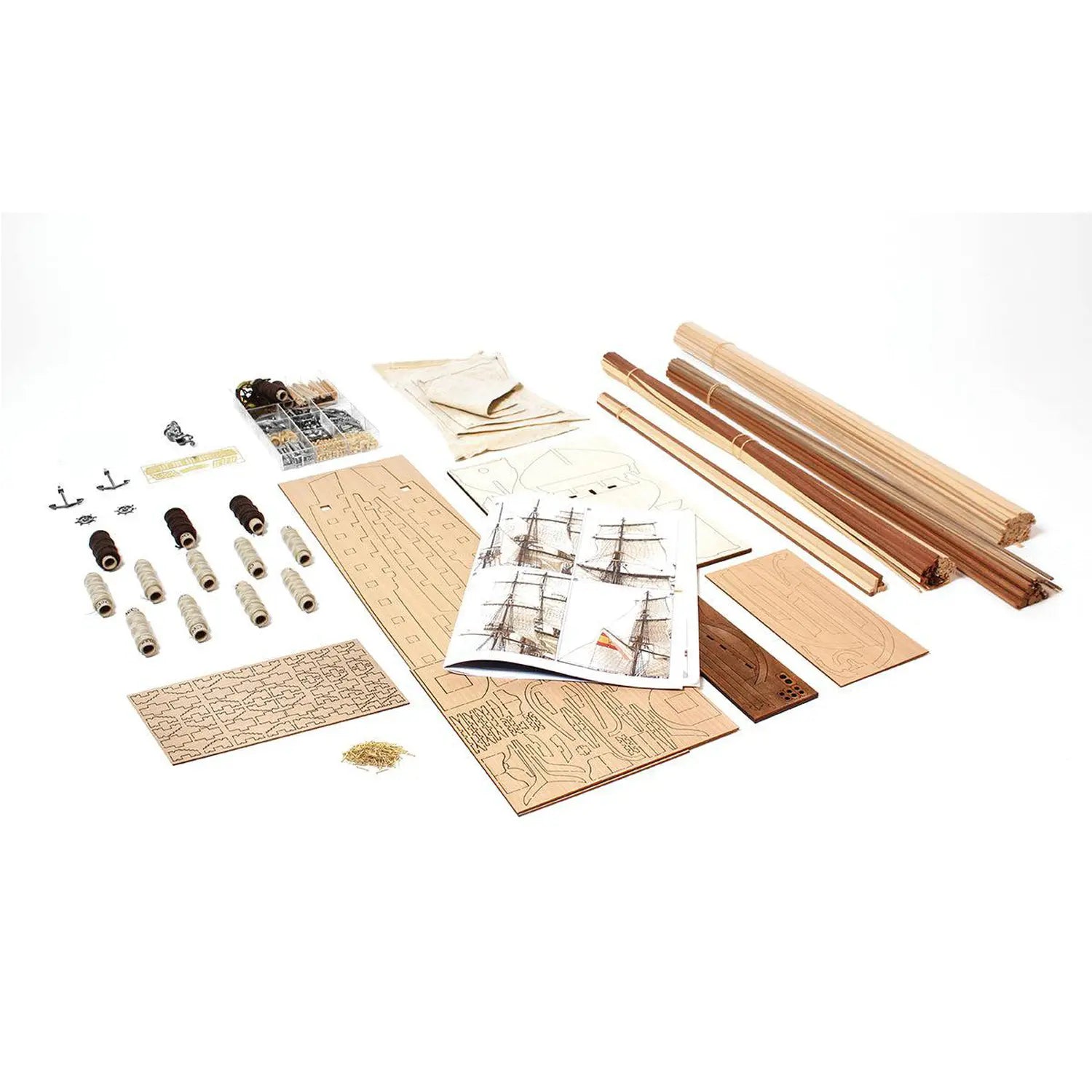 occre-n-s-mercedes-kit-maquette-bateau-fr-gate-34-canons image 5
