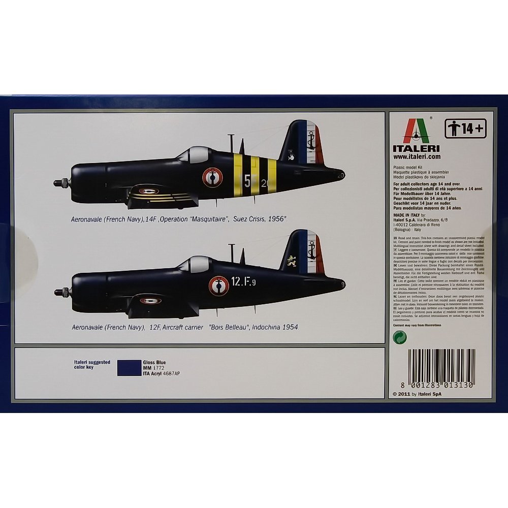 italeri-corsair-f4u-7-i1313-1-72-maquette-avion-plastique image 2