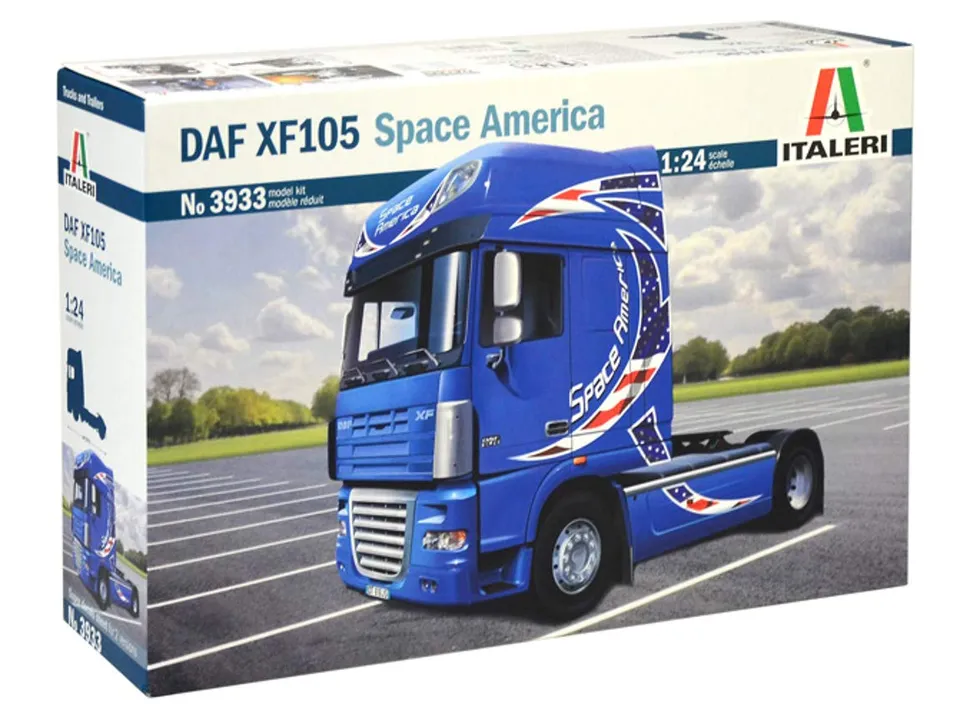 italeri-3933-daf-xf-105-space-america-maquette-camion-monter image 1