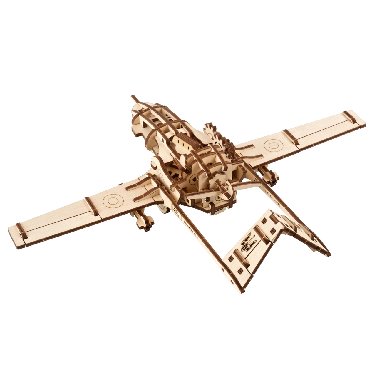 ugears-bayraktar-tb2-drone-de-combat-maquette-bois image 3