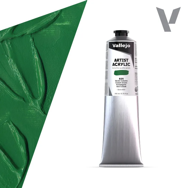 vallejo-belle-arti-peinture-acrylique-vert-cobalt-200-ml image 1
