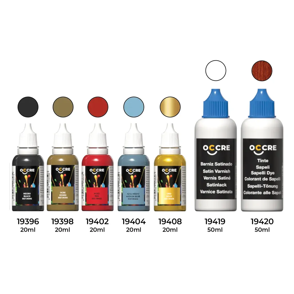 occre-pack-peintures-acryliques-la-candelaria-7-pots image 1