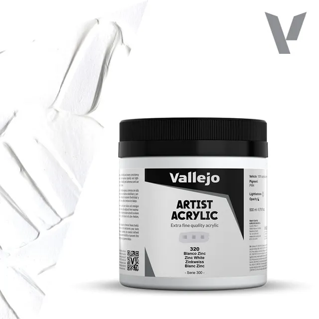 vallejo-beaux-arts-peinture-acrylique-blanc-de-zinc-500-ml image 1