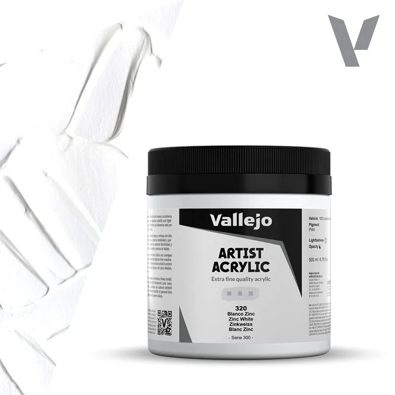 vallejo-beaux-arts-peinture-acrylique-blanc-de-zinc-500-ml image 1