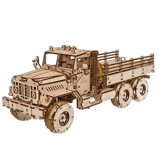 ugears-cargo-truck-camion-6x6-maquette-bois-m-canique-advanced image 1