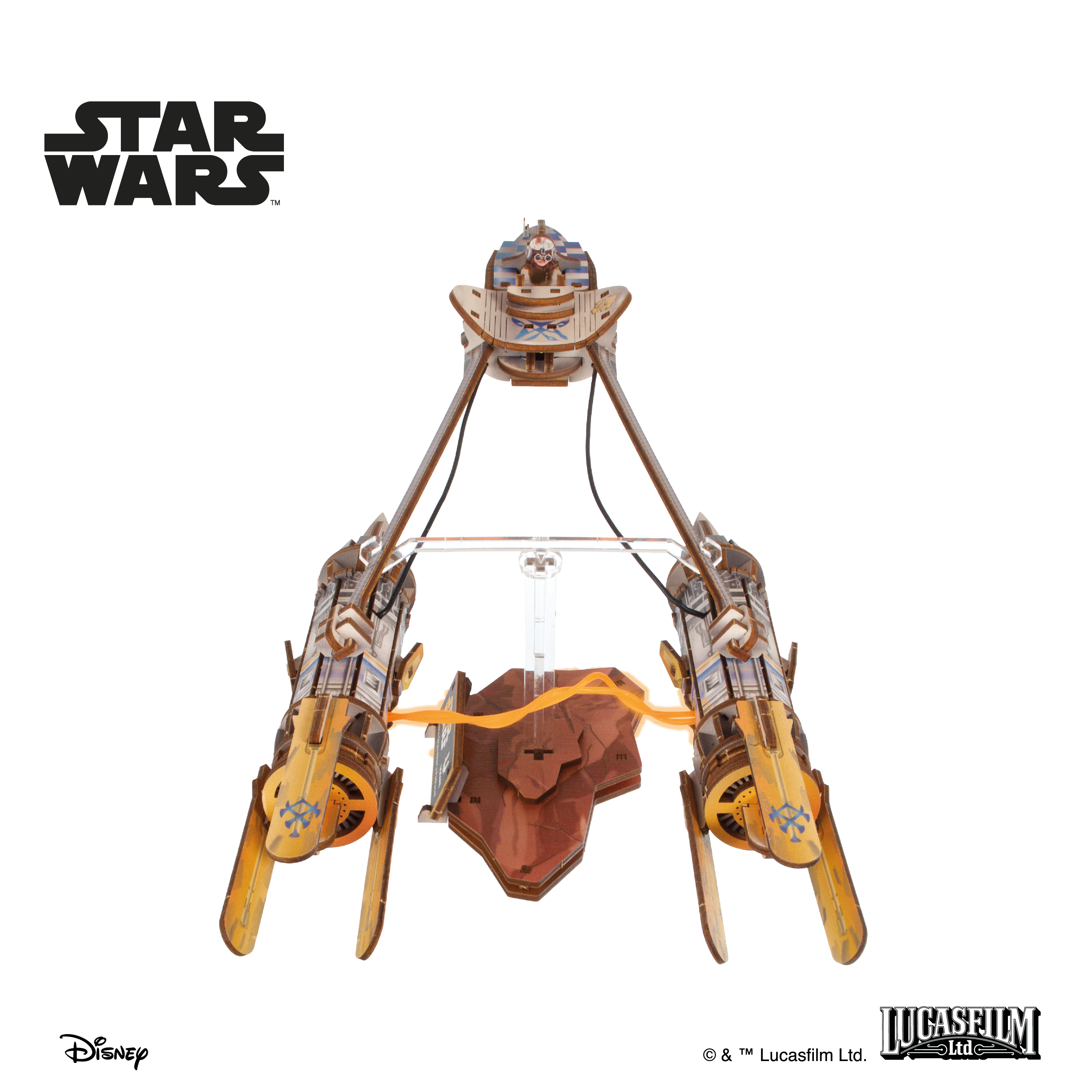 ugears-anakin-skywalker-s-podracer-maquette-m-canique-star-wars image 3