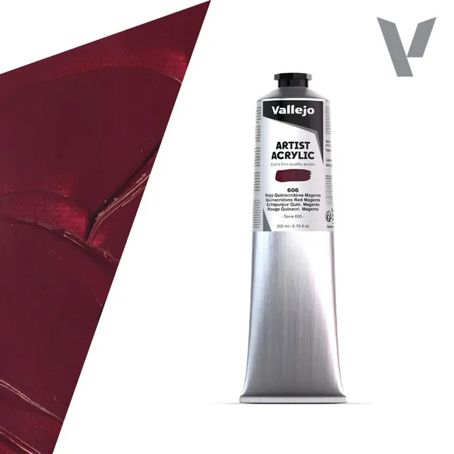 vallejo-peinture-acrylique-rouge-quinacridone-magenta-200-ml-beaux-arts image 1