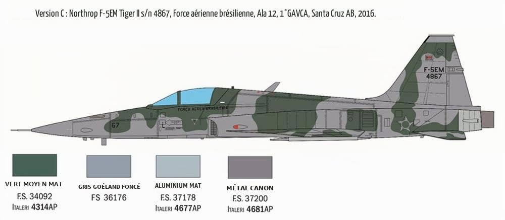 italeri-2827s-northrop-f-5e-tiger-ii-maquette-avion-plastique-1-48 image 6