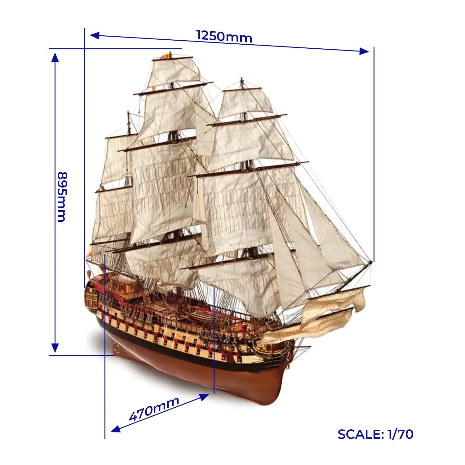 occre-monta-s-kit-maquette-bateau-en-bois-vaisseau-espagnol image 3