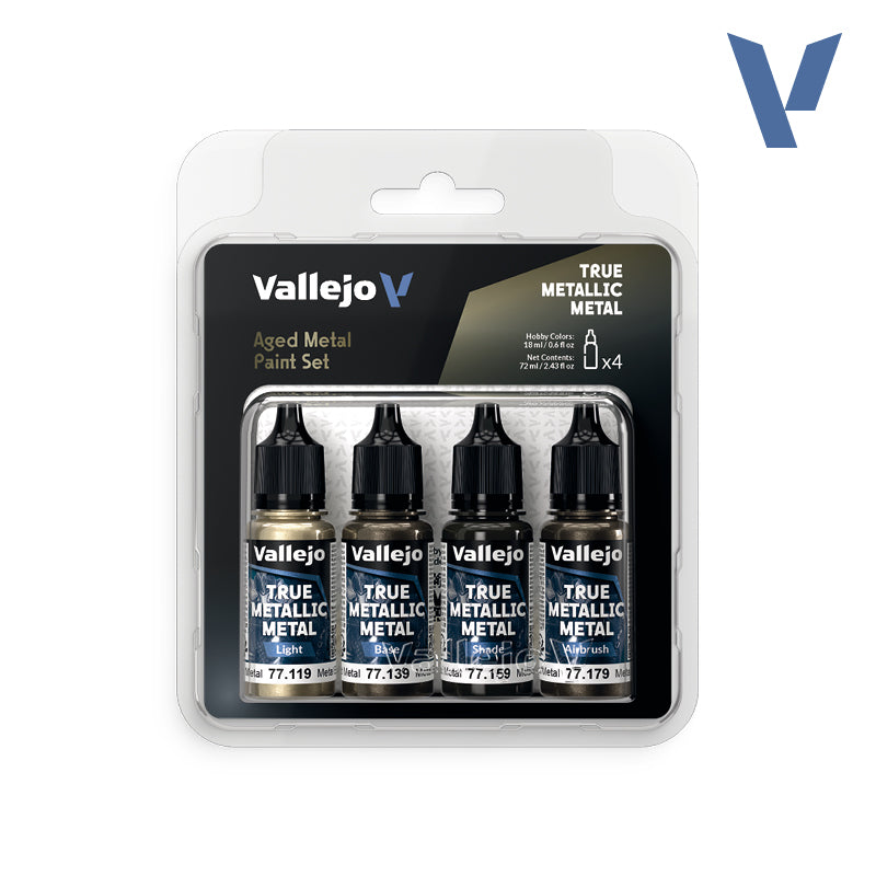 vallejo-true-metallic-set-m-tal-vieilli-4-x-18-ml-miniatures image 1