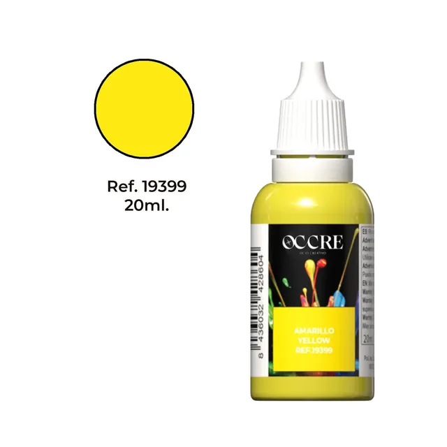 occre-peinture-acrylique-jaune-20-ml-pour-maquettes image 1