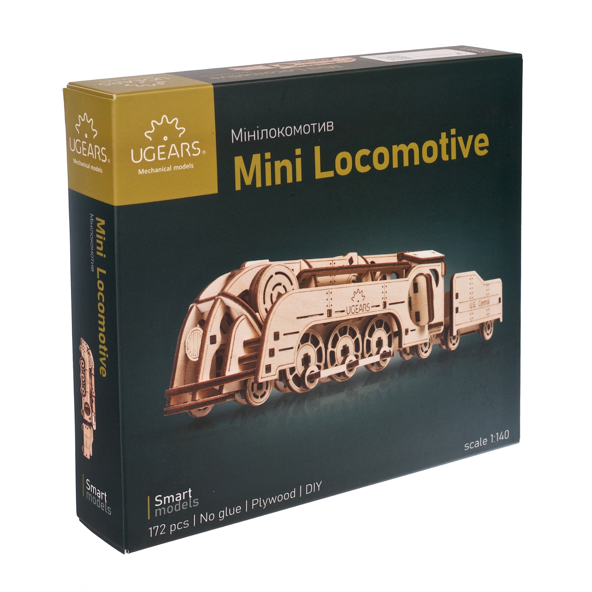 ugears-mini-locomotive-avec-tender-train-bois-m-canique-lastique image 5