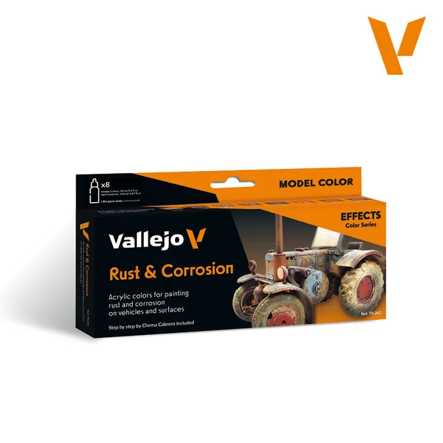 vallejo-set-8-couleurs-rouille-et-corrosion-18-ml-weathering-effects image 1