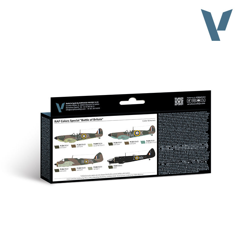 vallejo-model-air-set-8-x-18-ml-chasseurs-raf-bataille-d-angleterre image 2