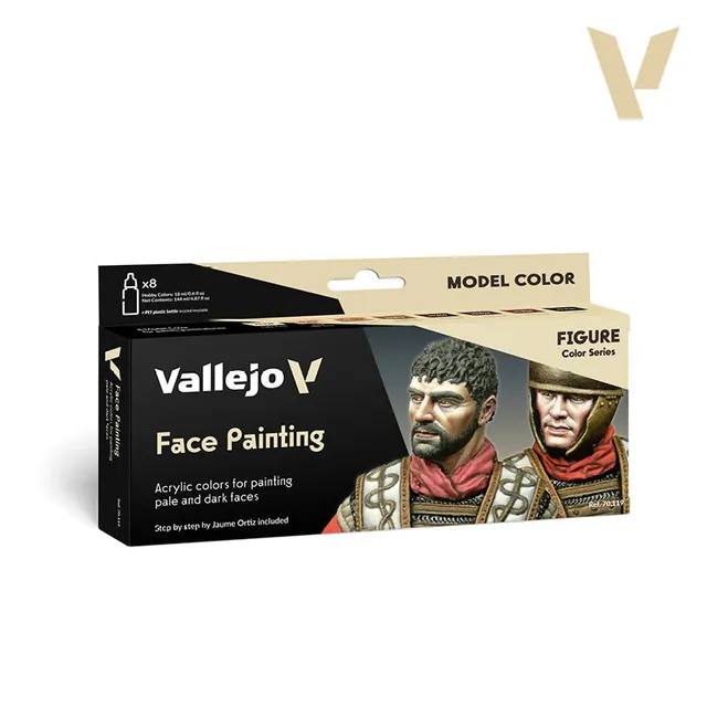 vallejo-model-color-set-peinture-visages-8-x-18-ml image 1