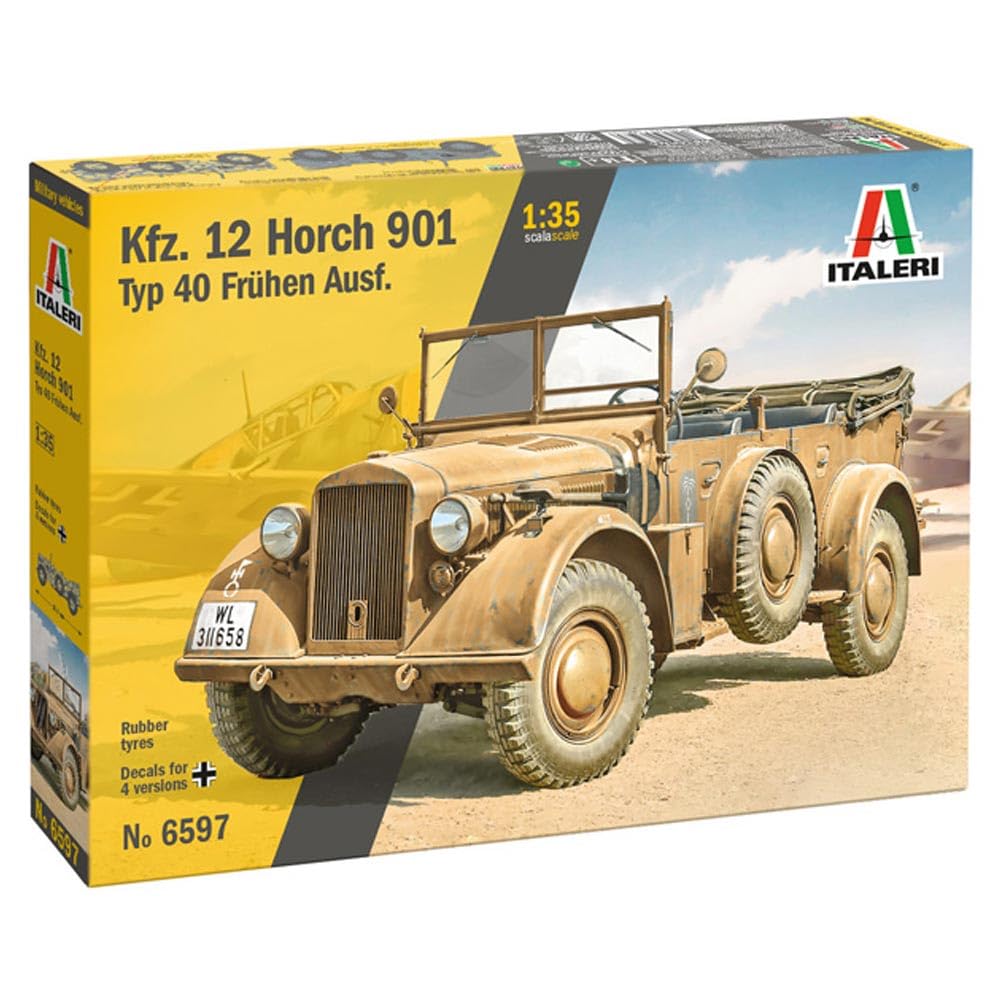 italeri-6597-kfz-12-horch-901-typ-40-fr-hen-ausf-1-35-maquette-v-hicule-militair image 1