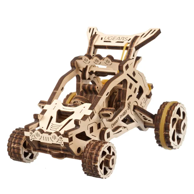 ugears-desert-buggy-mini-buggy-maquette-m-canique-en-bois-construire image 1