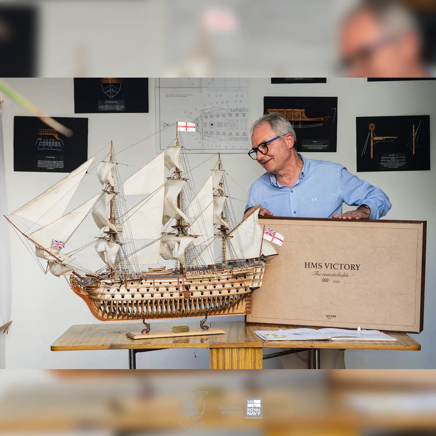 occre-hms-victory-dition-limit-e-num-rot-e-999-exemplaires-maquette-bateau-kit-b image 2