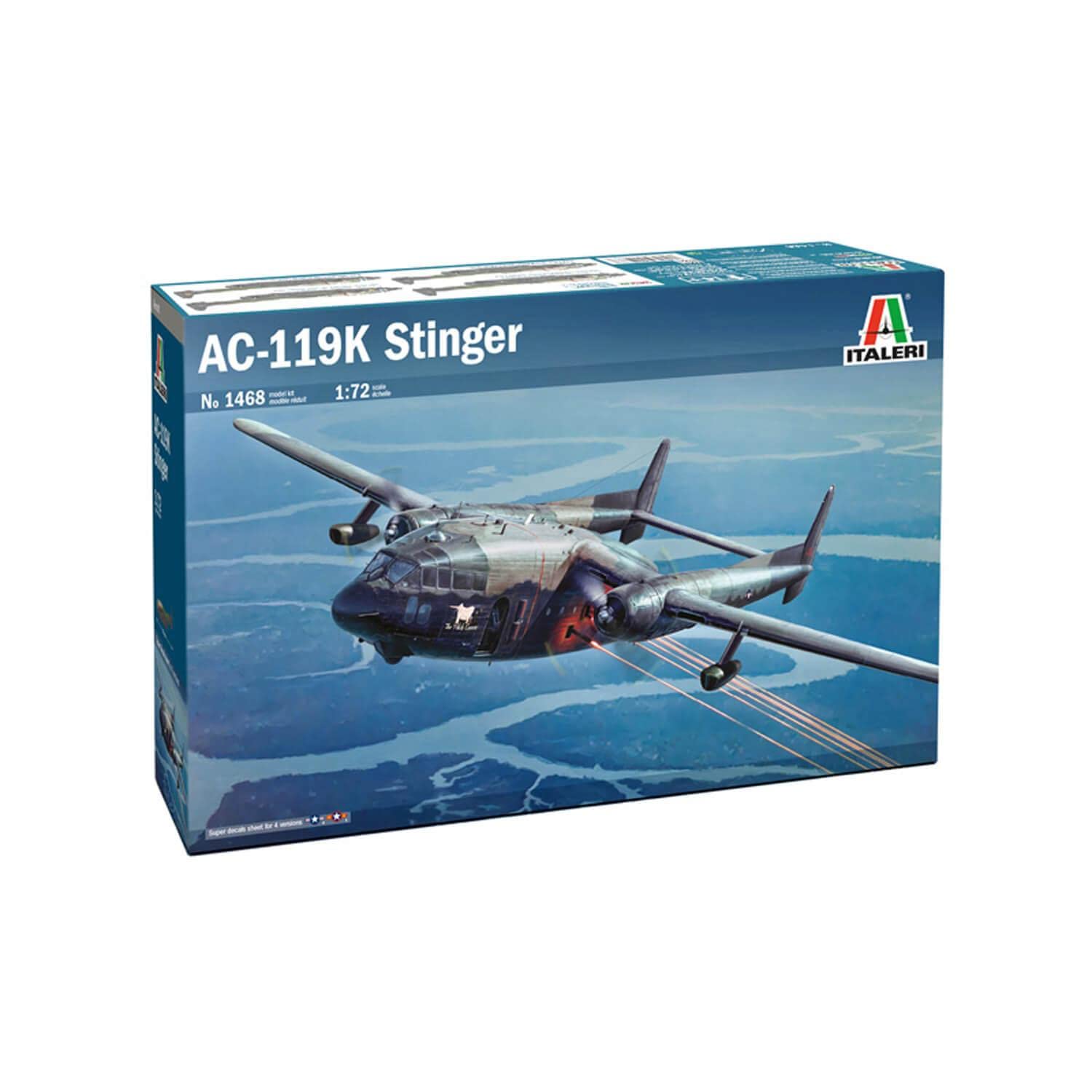 italeri-ac-119k-stinger-1468-maquette-avion-militaire-1-72 image 7