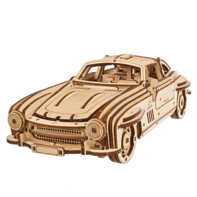 ugears-winged-sports-coupe-maquette-bois-m-canique-monter image 1