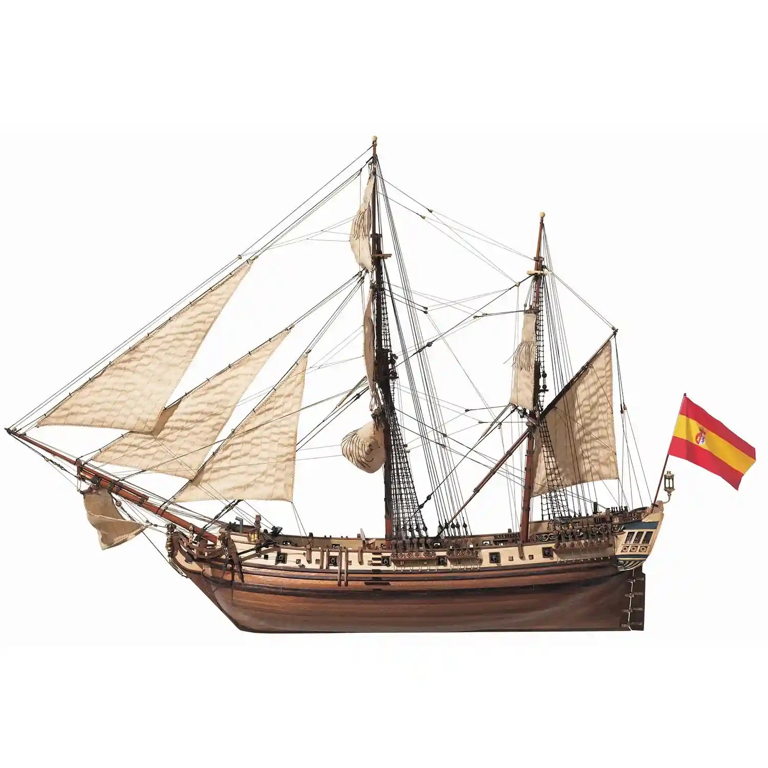 occre-la-candelaria-maquette-bombarda-brigantin-en-kit-bois image 1