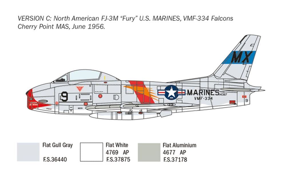italeri-2811s-north-american-fj-2-3-fury-1-48-kit-avion-plastique image 6