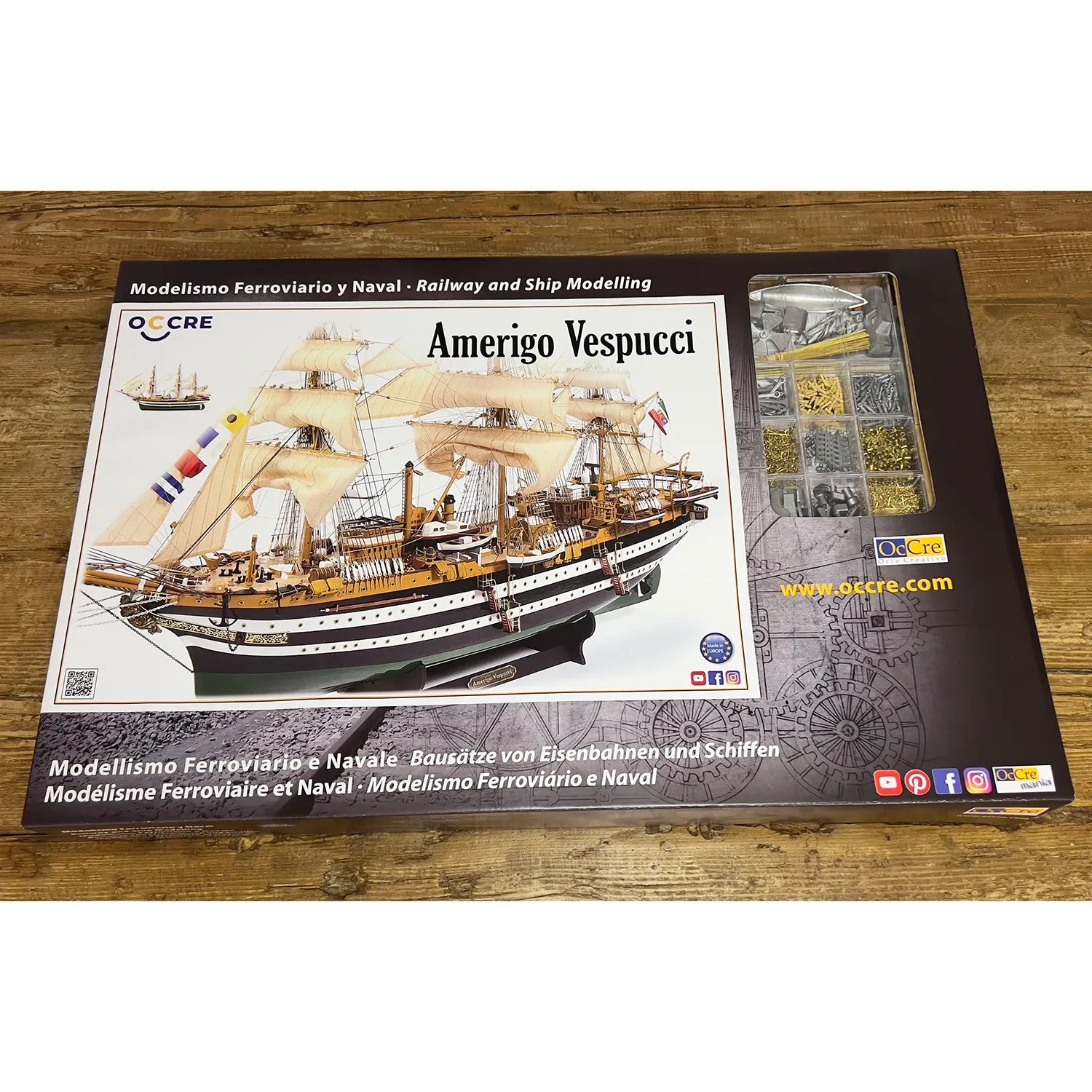 occre-amerigo-vespucci-1-100-maquette-bateau-en-bois-kit image 5