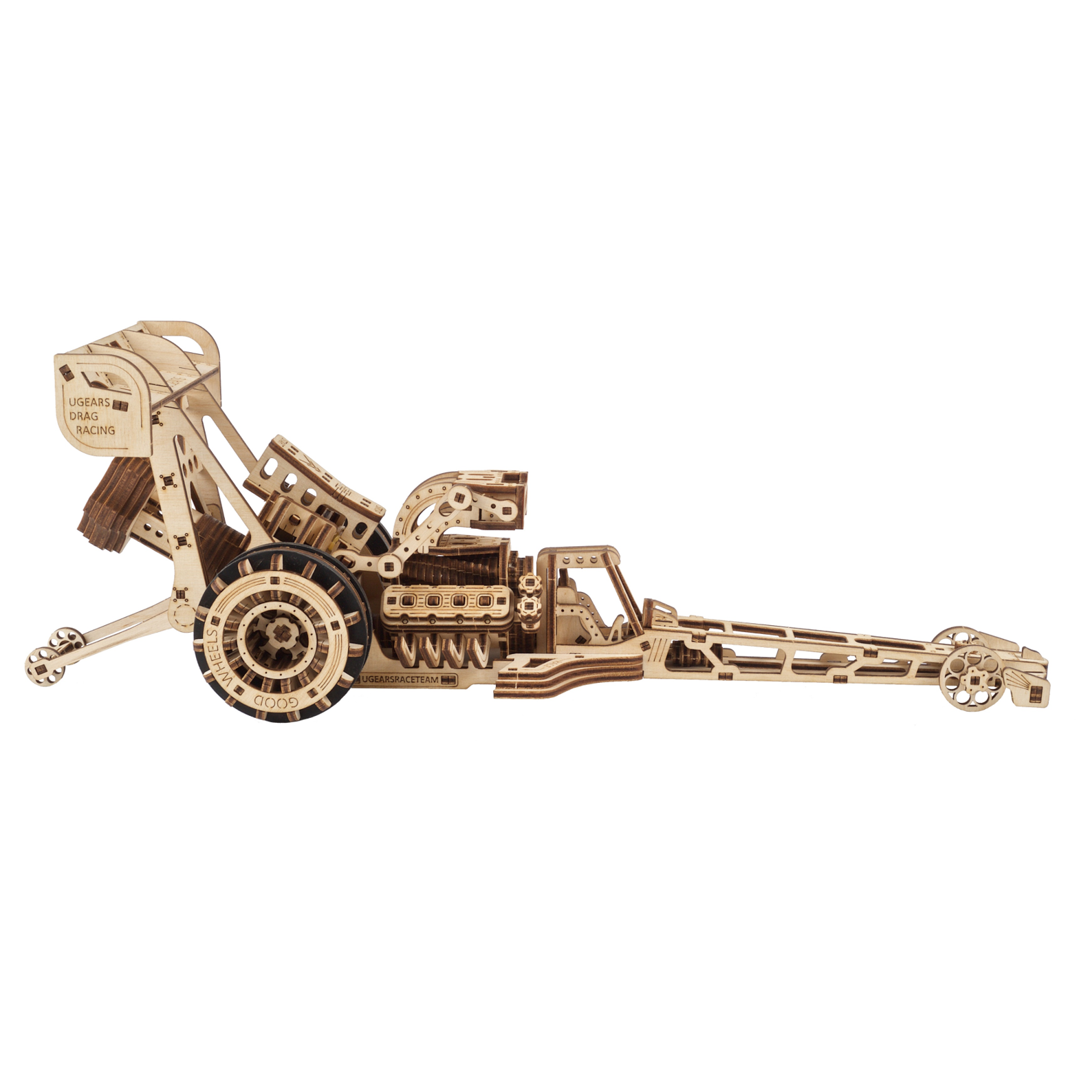 ugears-top-fuel-dragster-maquette-m-canique-en-bois-voiture-de-drag image 3