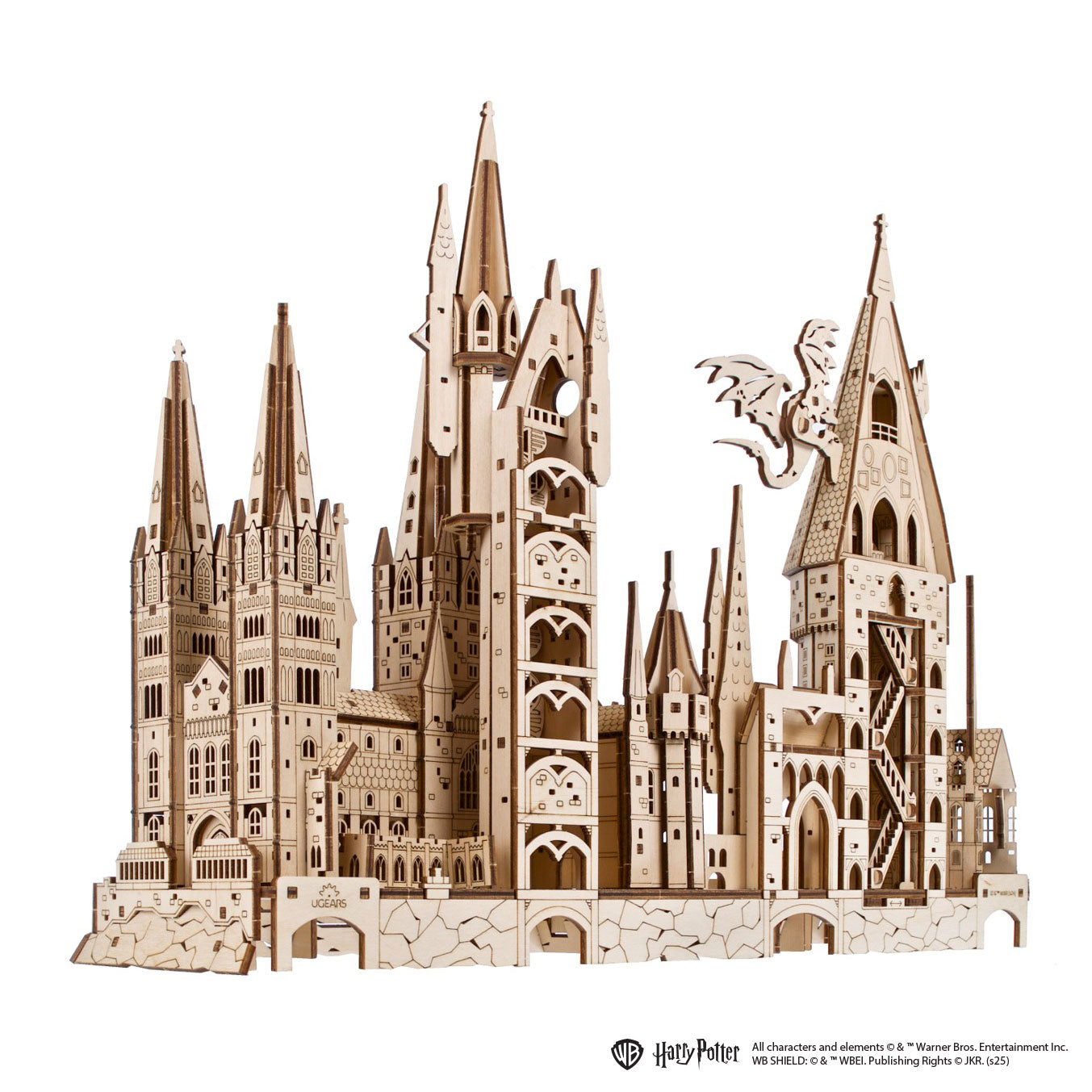 ugears-ch-teau-de-hogwarts-maquette-m-canique-en-bois image 3