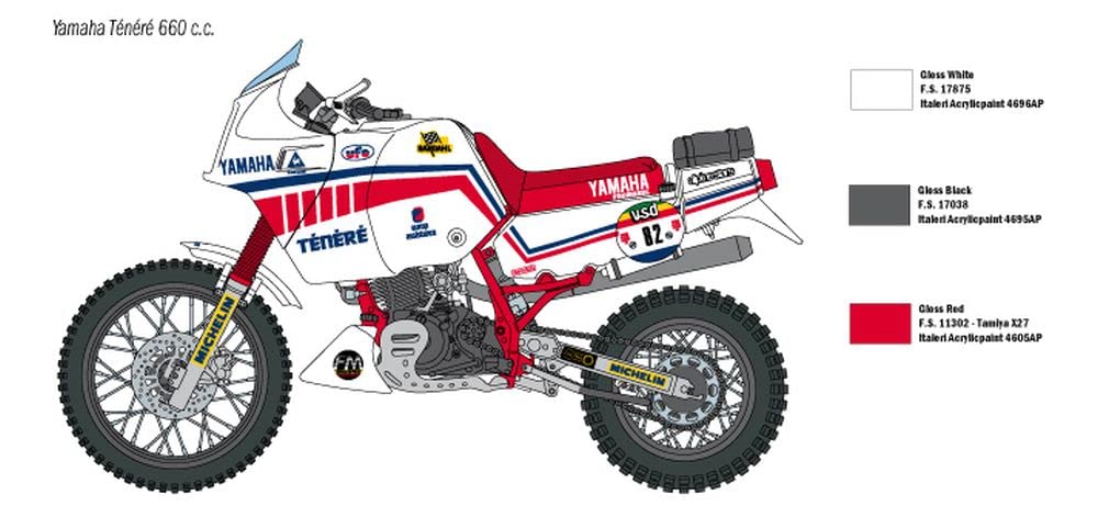 italeri-yamaha-tenere-660cc-maquette-moto-monter image 4