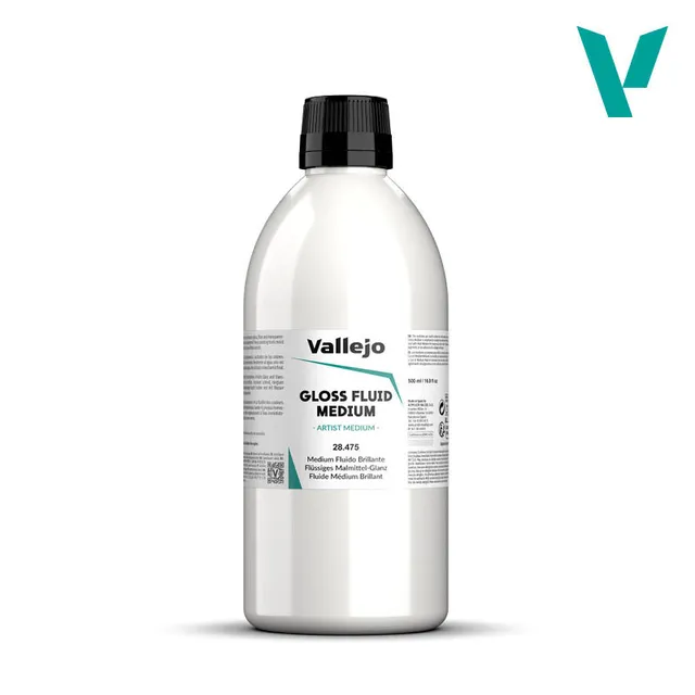 vallejo-medium-fluide-brillant-500-ml-acrylic-studio image 1