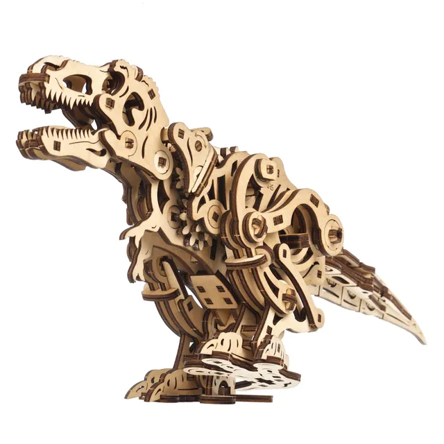 ugears-tyrannosaurus-rex-maquette-bois-m-canique-automate image 1
